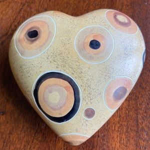 Unique soapstone heart